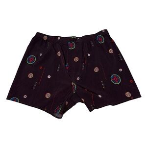 Urban Outfitters BDG Men's M Medium Boxer Shorts NWOT Aztec Print Brown